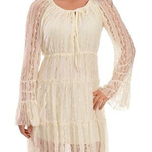 Sculpt women’s ivory lace dress